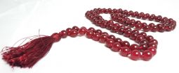 Noble Blood Colored Japa Beads